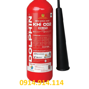 BÌNH CHỮA CHÁY KHÍ CO2 3KG DOLPHIN CÓ KIỂM ĐỊNH (BCA/VN)